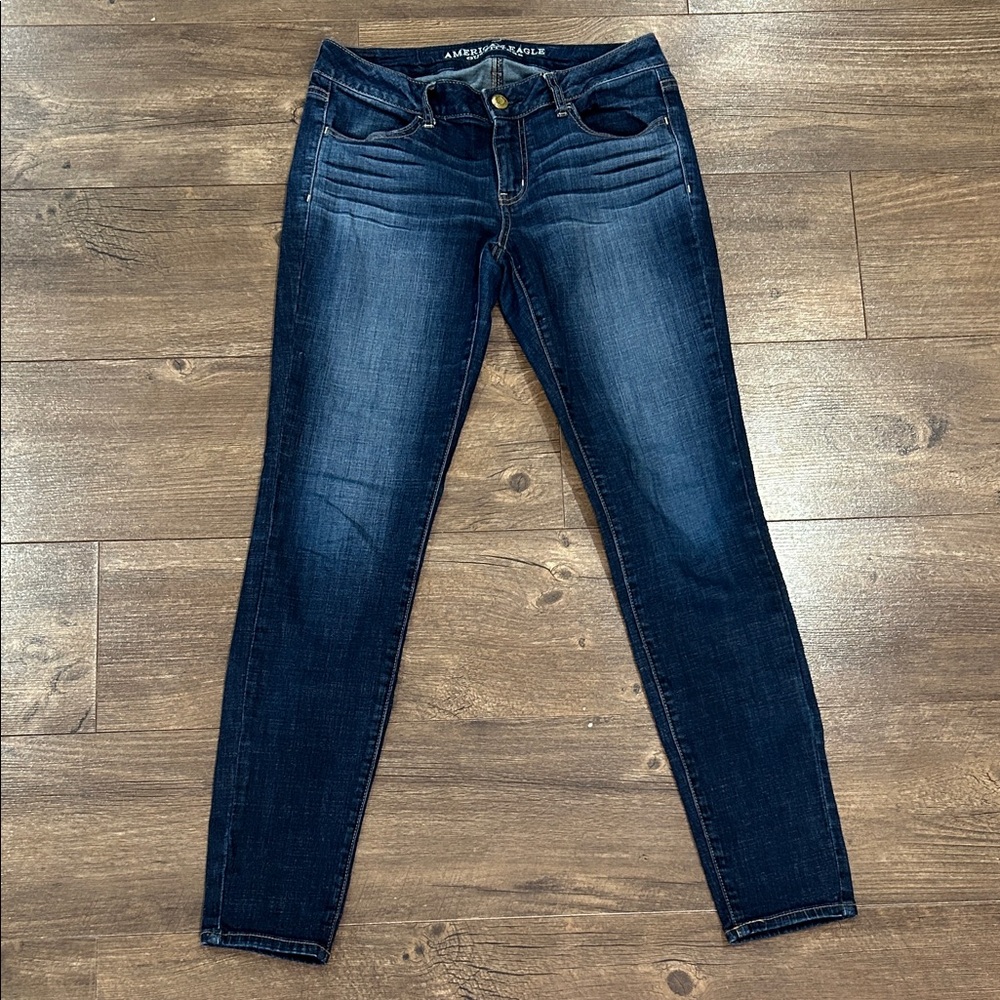American Eagle Outfitters Women's Deep Indigo Jeggings